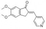 5，6-dimethoxy-2(pyridine-4-yl) methylene-indan-1-one