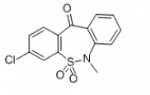 3-Chloro-6-methyl-dibenzo[c,f][1,2]thiazepin-11(6H)-one 5,5-dioxide, intermediate of  Tianeptine
