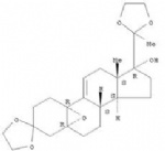 3,3,20,20-Bis(ethylene-dioxy)-17α-hydroxy-5α,10α-epoxy-19-norpregna-9(11)-ene, intermediate of Ulipristal Acetate