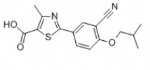 Febuxostat, 2-(3-Cyano-4-isobutoxyphenyl)-4-methylthiazole-5-carboxylate acid